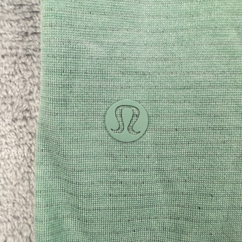 Lululemon Polo Shirt Mens Small Green Evolution Golf Tech Performance Stretch - Picture 5 of 8
